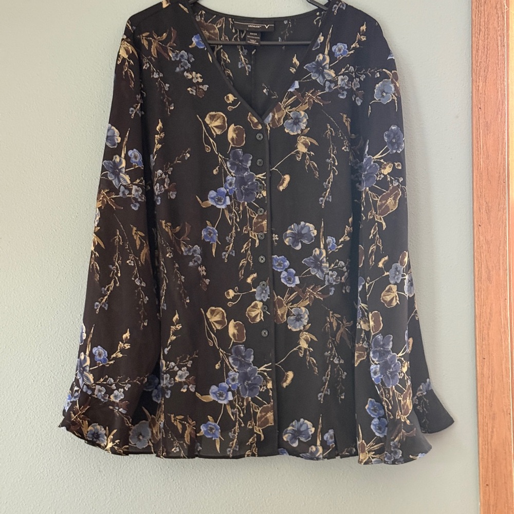 Venezia Black Dolman Sleeve Blouse with Ruffled Details